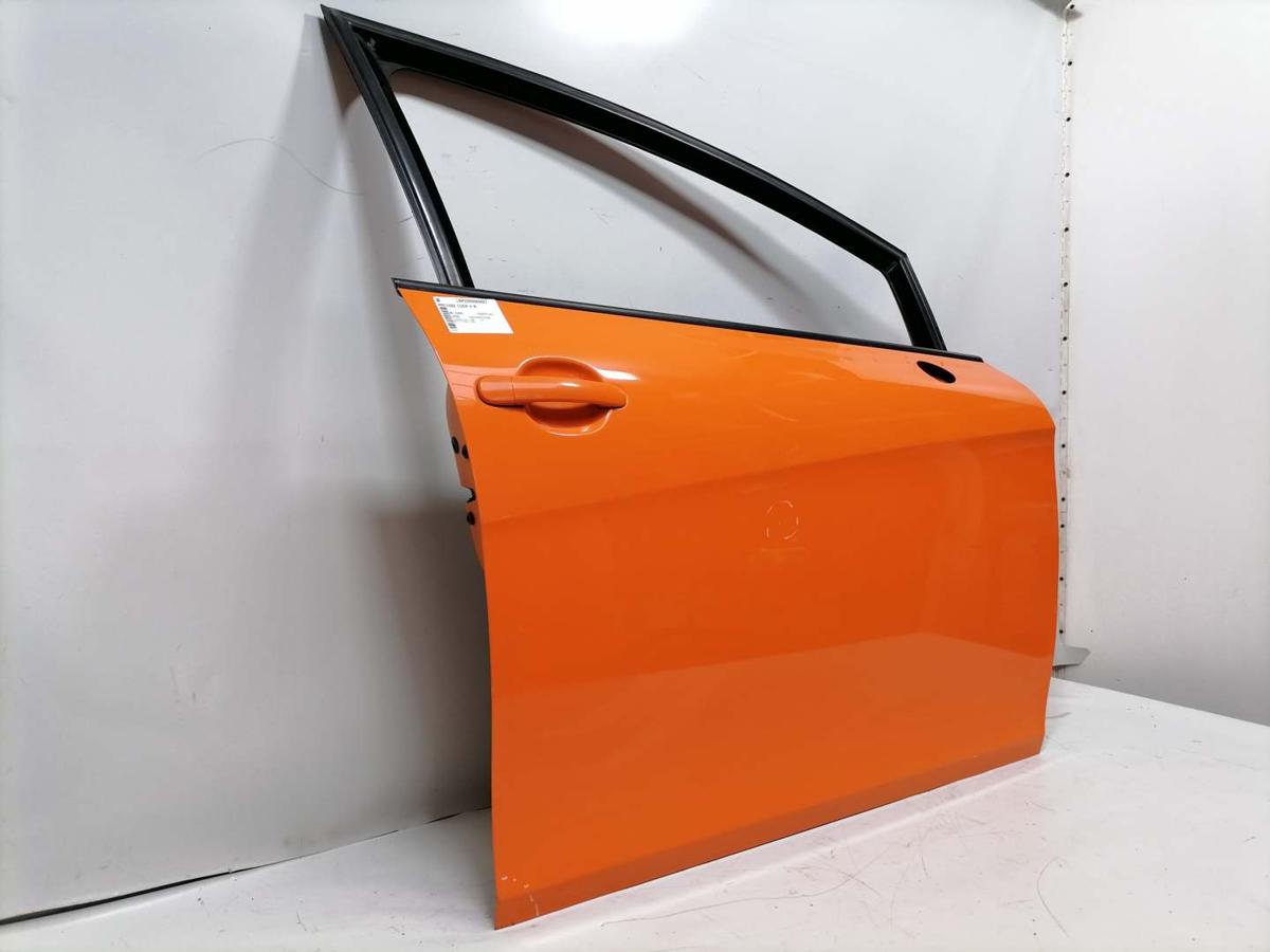 Seat Leon 1P original T&uuml;r vorn rechts LP2C Leuchtorange Rohbau Bj.2009